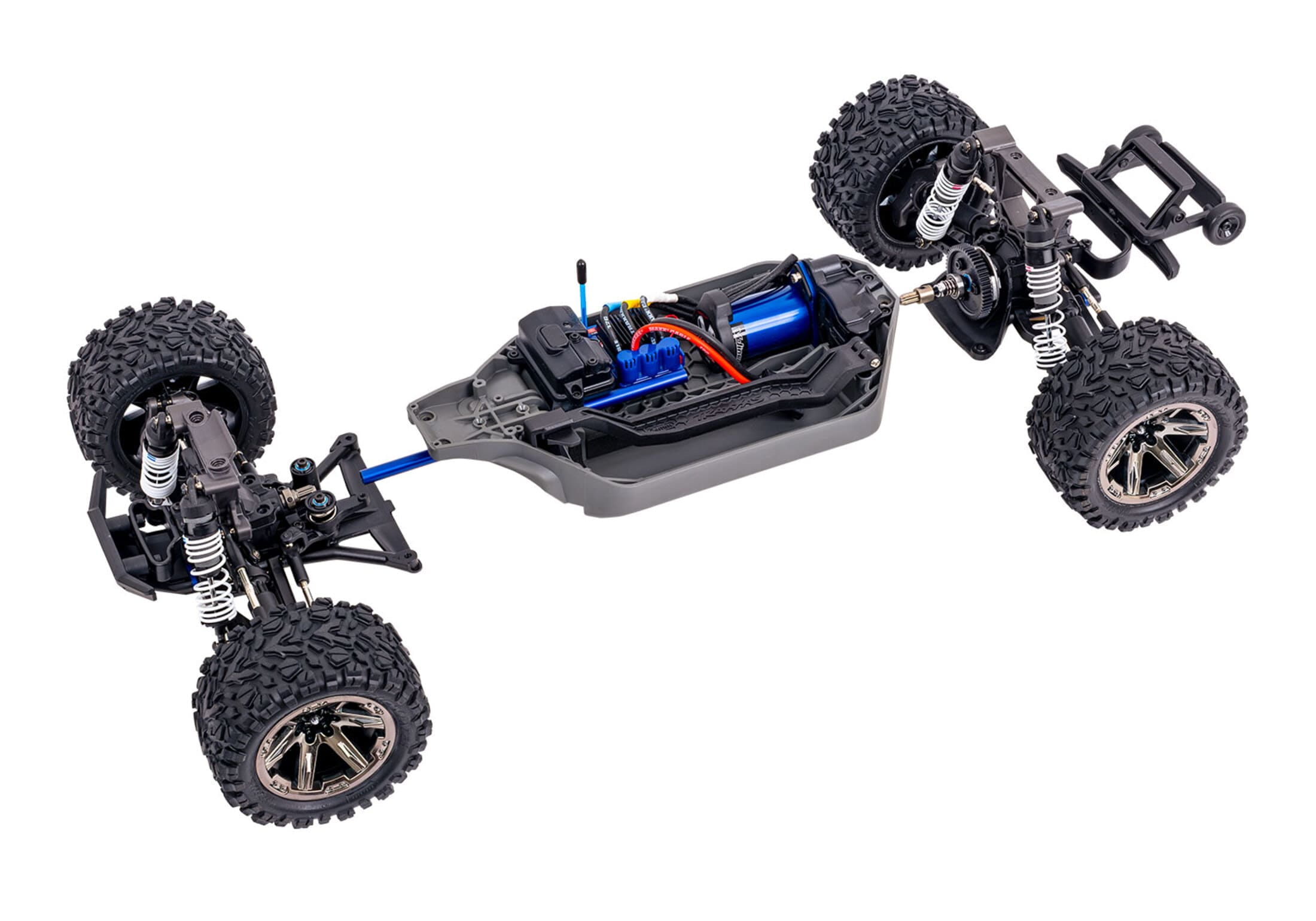 Traxxas RC Rustler 4x4 VXL HD RTR blau Traxxas RC Rustler 4x4 VXL HD RTR blau