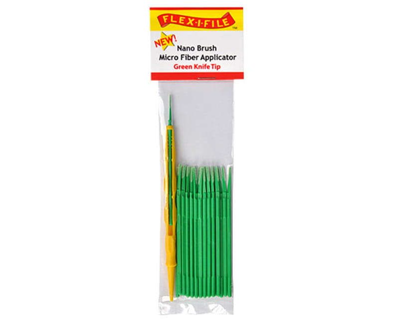 Krick Nano Brush - Nano Pinsel Messer Spitze gruen mit Griff - RC-Zubehoer