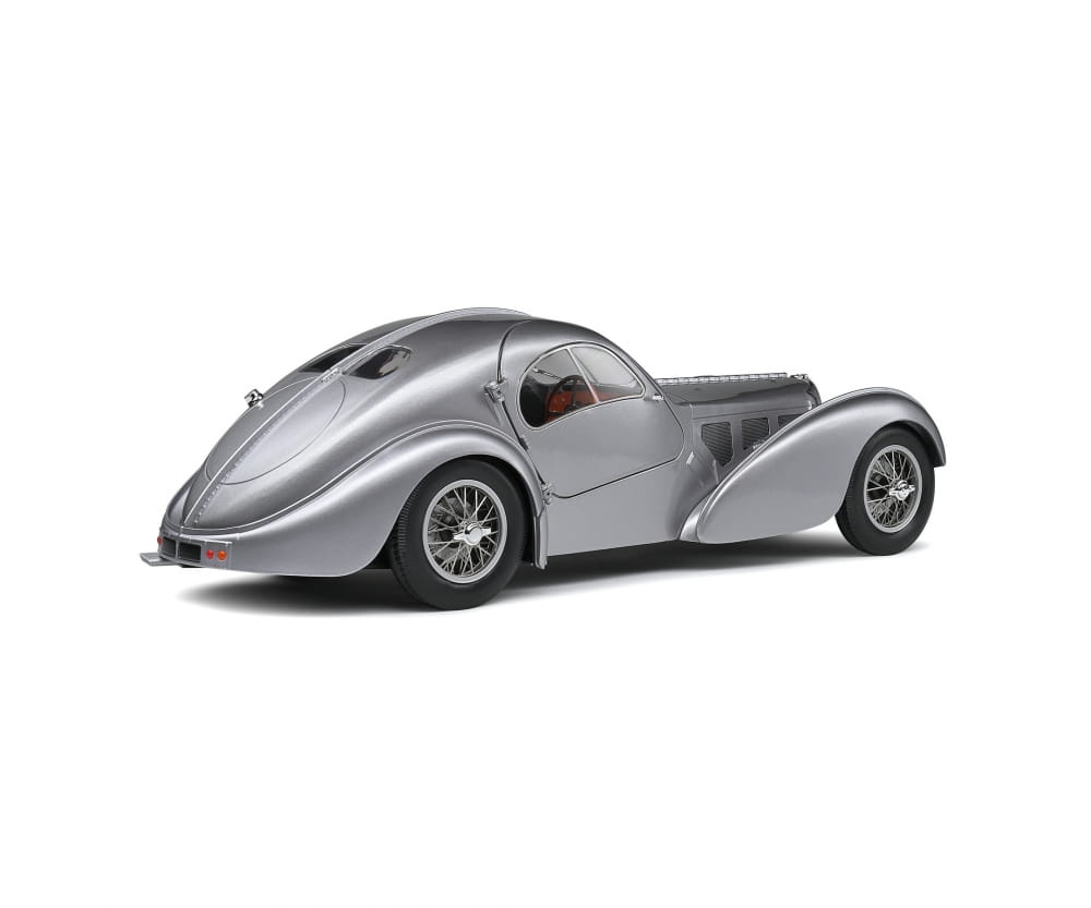 Solido Bugatti Type 57 SC Atlantic Mattsilber Modellauto 1_18