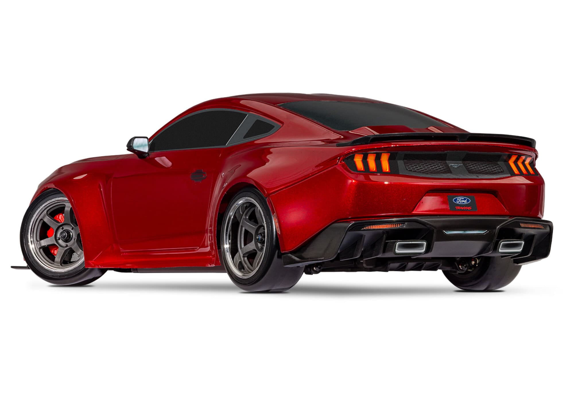 Traxxas 4-TEC Ford Mustang Drift rot 1_10 RTR Modell mit TSM Drift-Technologie und 2WD Antrieb