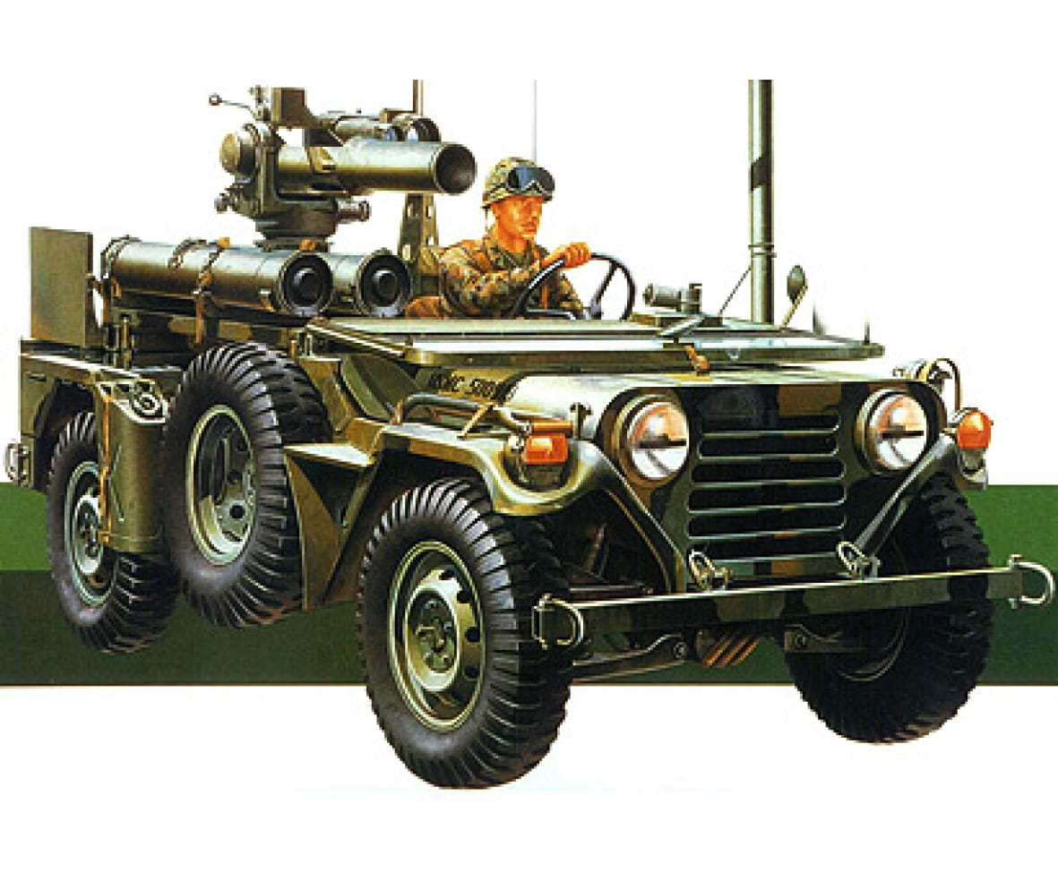 Tamiya US M151A2 Ford MUTT m. TOW-Rak. 1:35 Plastik Modellbau Militär Bausatz