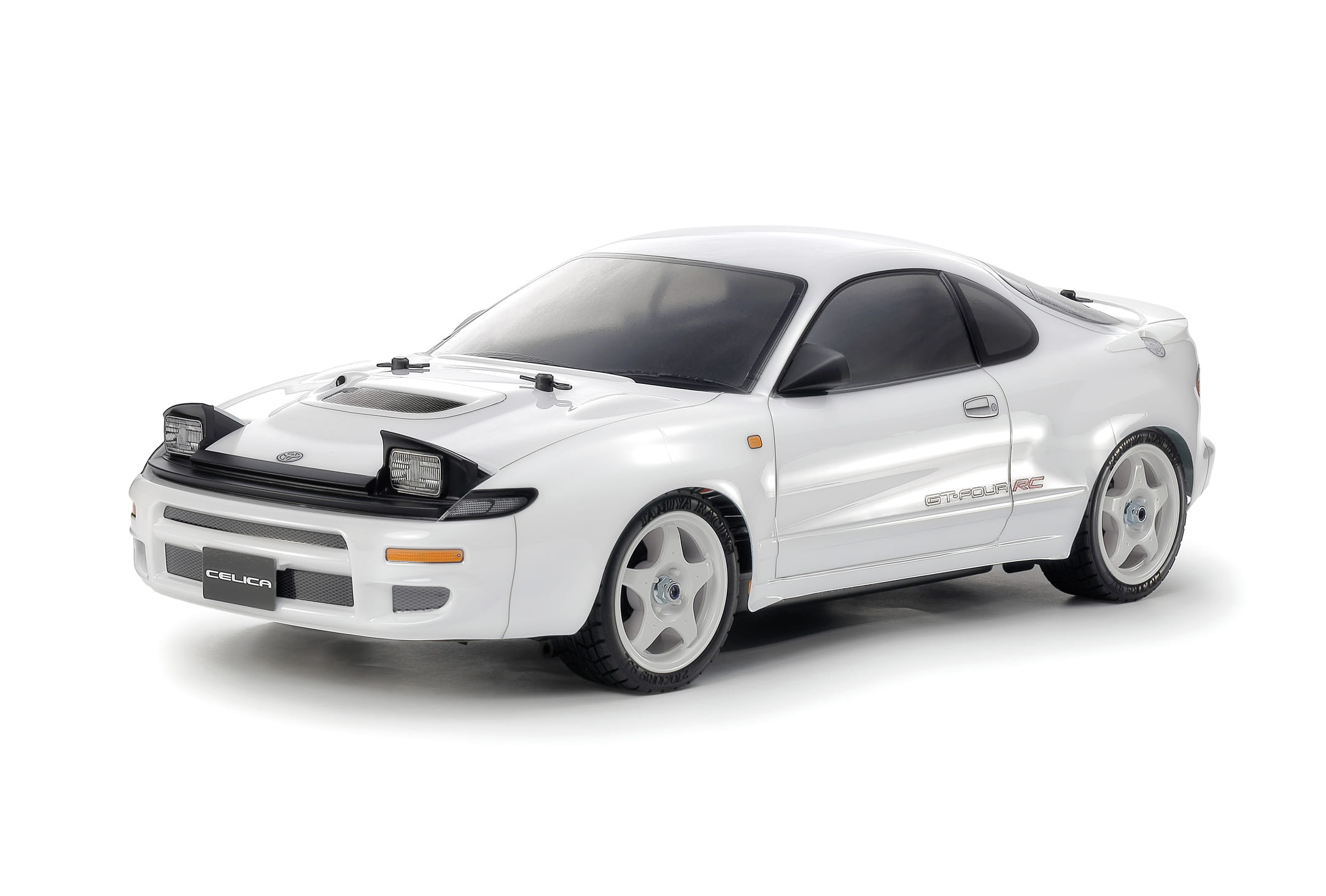 TAMIYA Toyota Celica GT Four Bausatz TT 02 mit Lackierter Karosserie tamiya toyota celica bausatz Lackiert