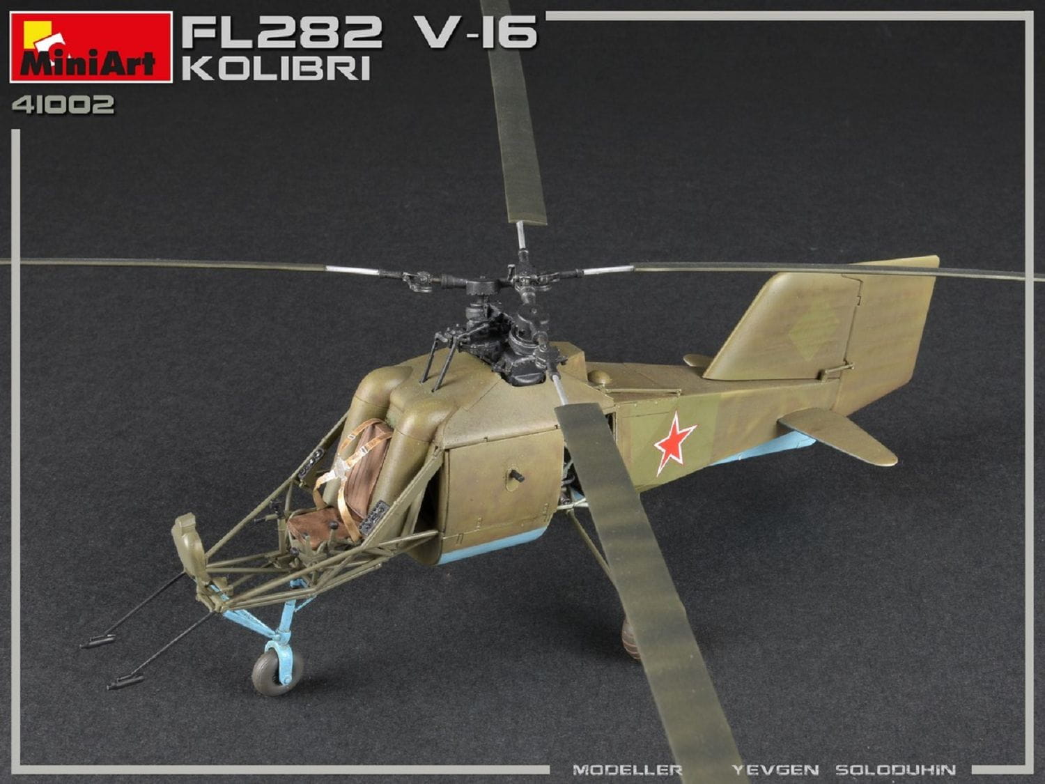 MiniArt 1:35 FL 282 V-16 Kolibri Hubschrauber Plastik Modellbau