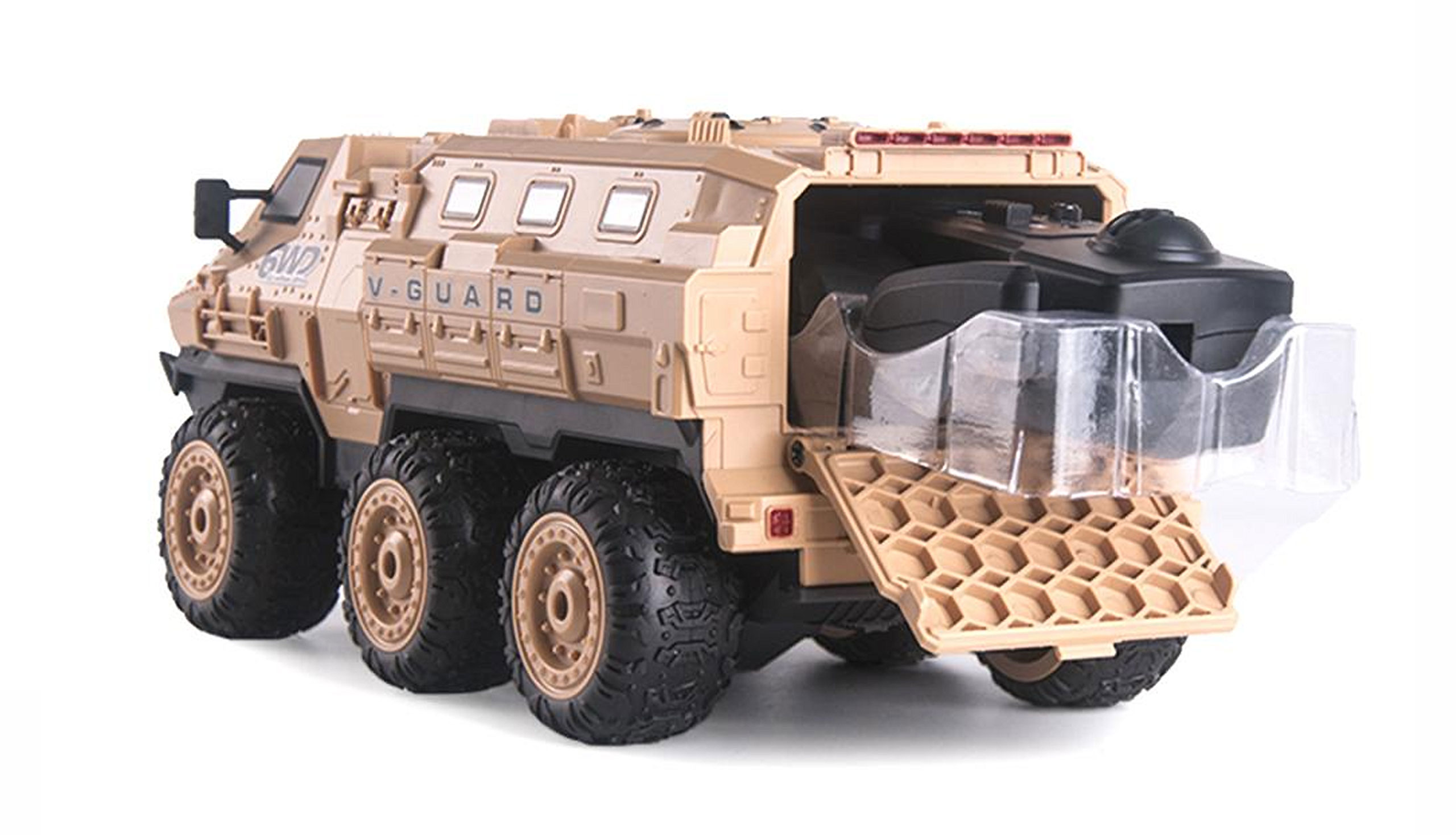 Amewi V-Guard gepanzertes Fahrzeug 6WD 1:16 RTR, sandfarben