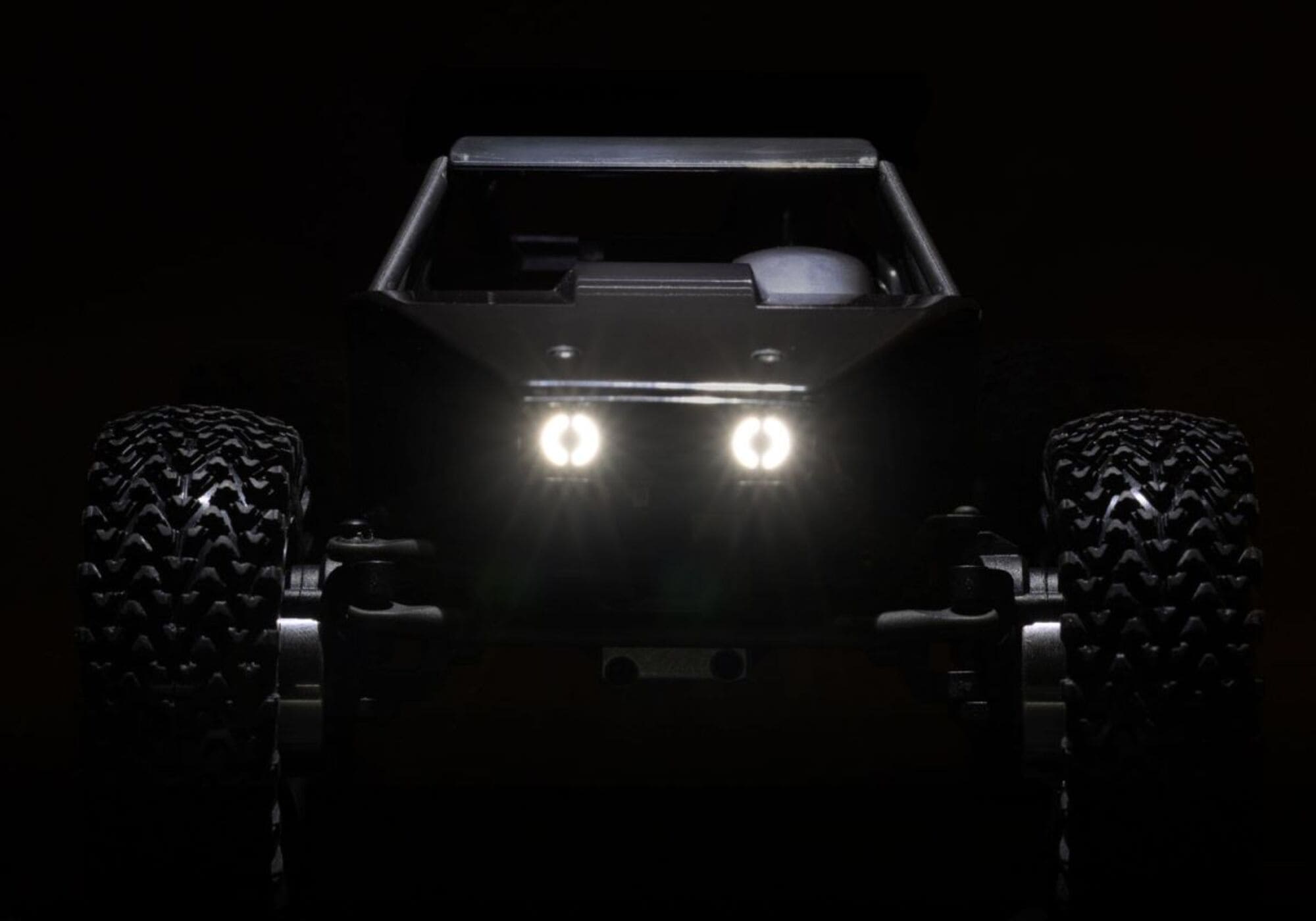 Traxxas TXC-4M weisse LED-Scheinwerfer 12087-WHT fuer Extreme Crawler 1_18 mit direktem Empfaengeransch