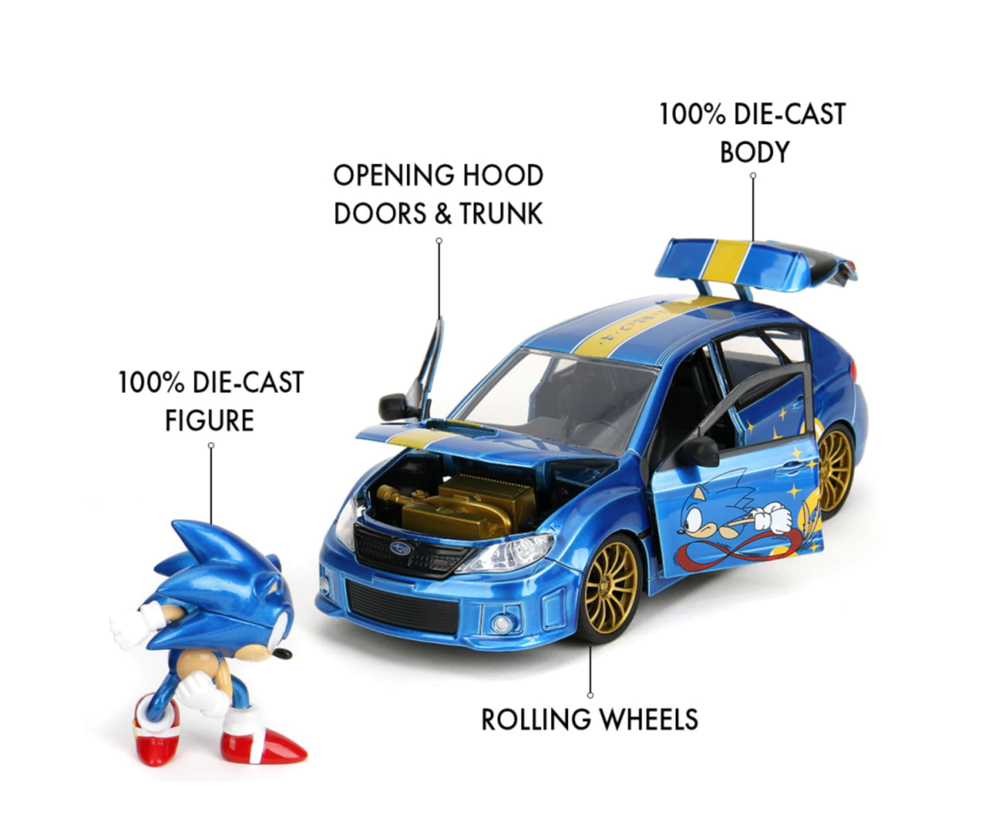 Jada Sonic 2012 Subaru Impreza WRX STI 1_24 - RC-Zubehoer