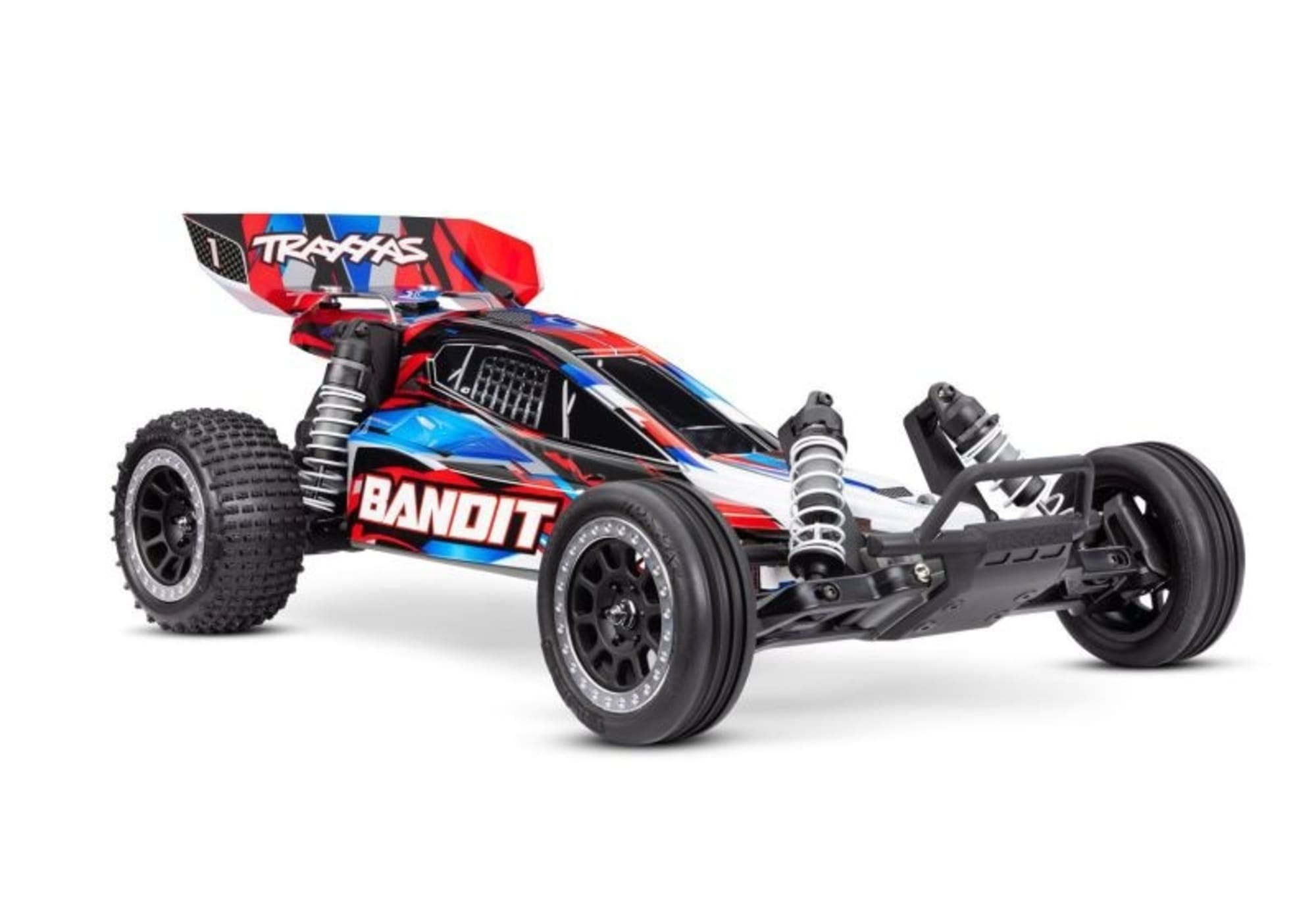 Traxxas Bandit Rot 1_10 2WD Buggy RTR Traxxas Bandit Rot 1_10 2WD Buggy RTR mit Akku und USB-C Schnelllader
