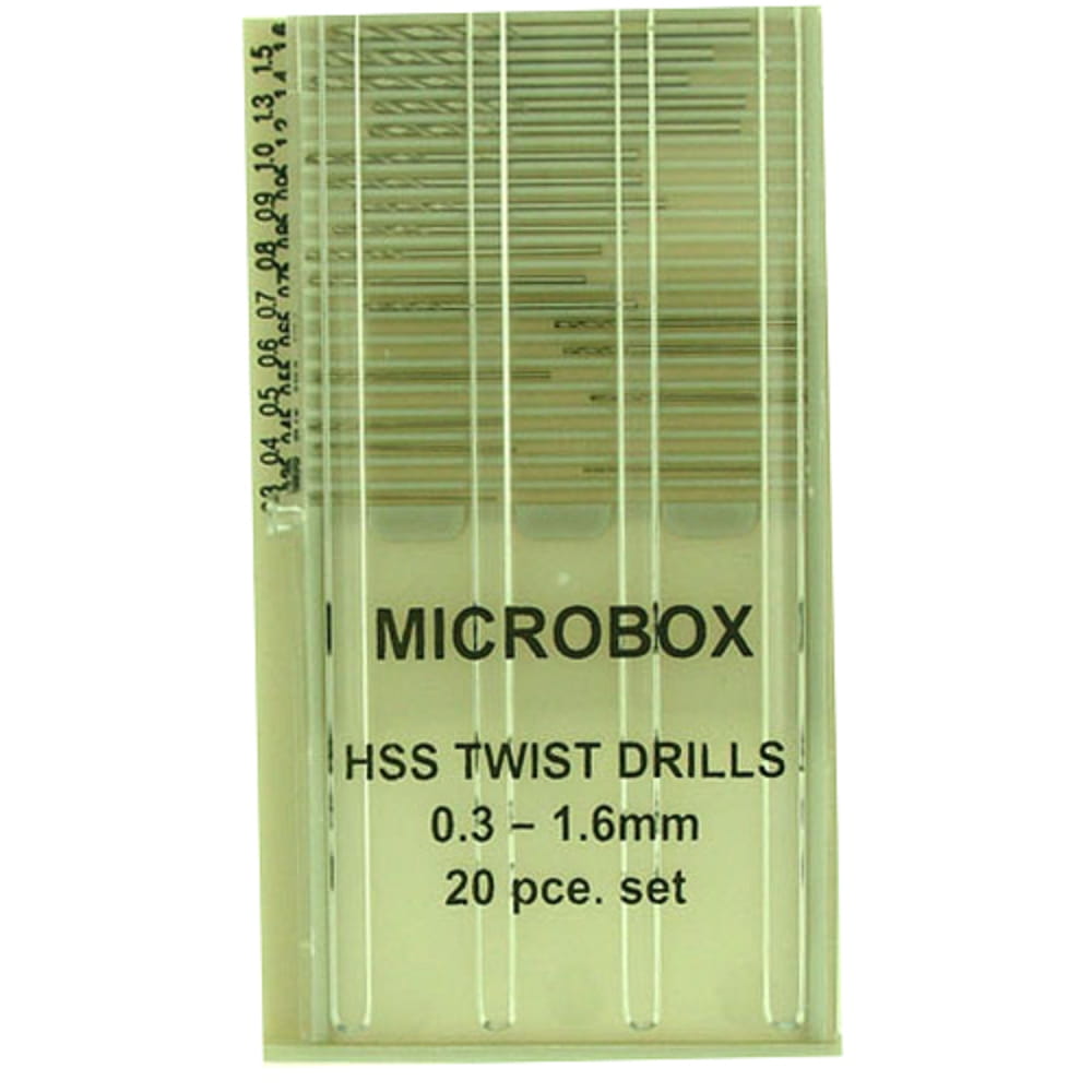 Krick Microbox Bohrer Set (20) 0.3-1.6mm