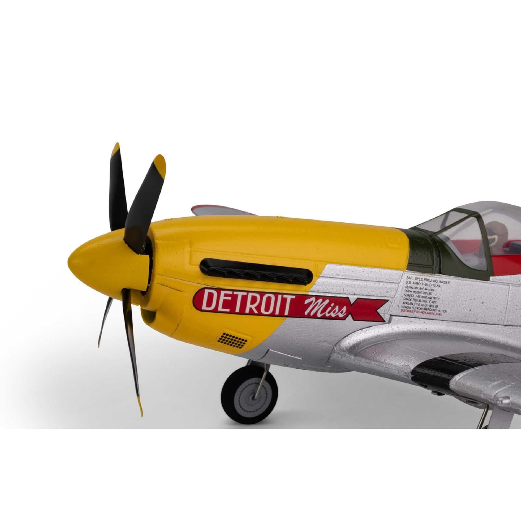 E-flite UMX P51D Mustang Detroit Miss BNF Basic Flugzeug E-flite UMX P-51D Mustang Detroit Miss BNF