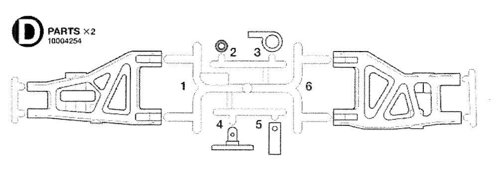 Tamiya D-Teile _58340_ - RC-Zubehoer