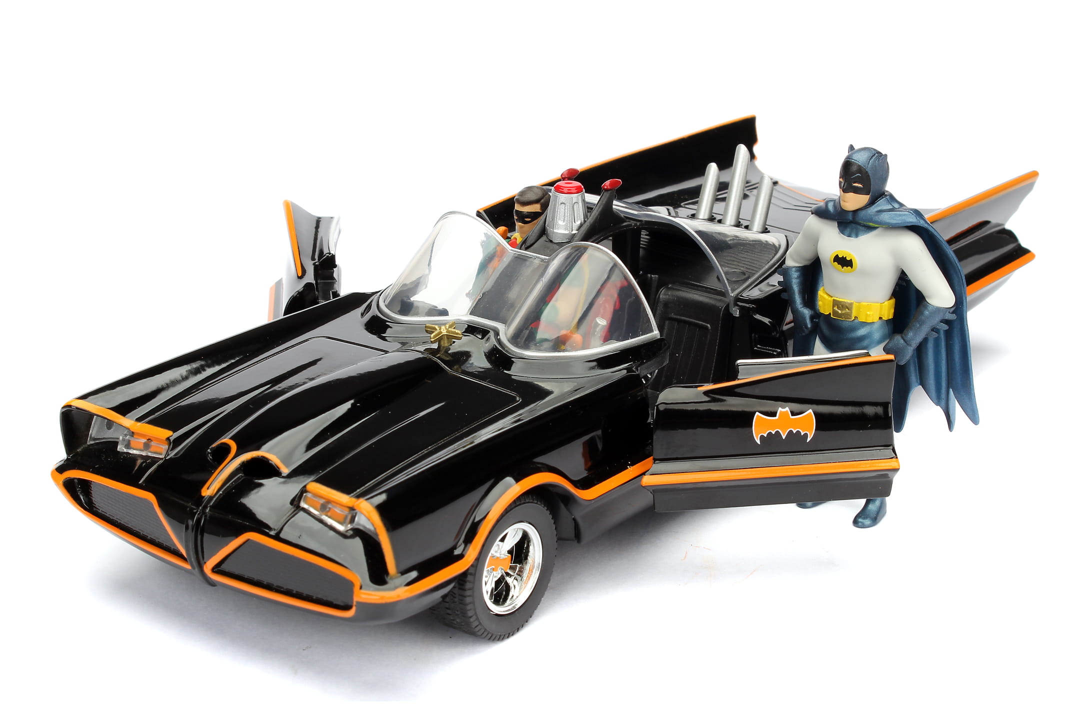 Jadatoys Modellauto Batman 1966 Classic Batmobile 1:24 Jadatoys Modellauto Batman 1966 Classic Batmobile 1:24