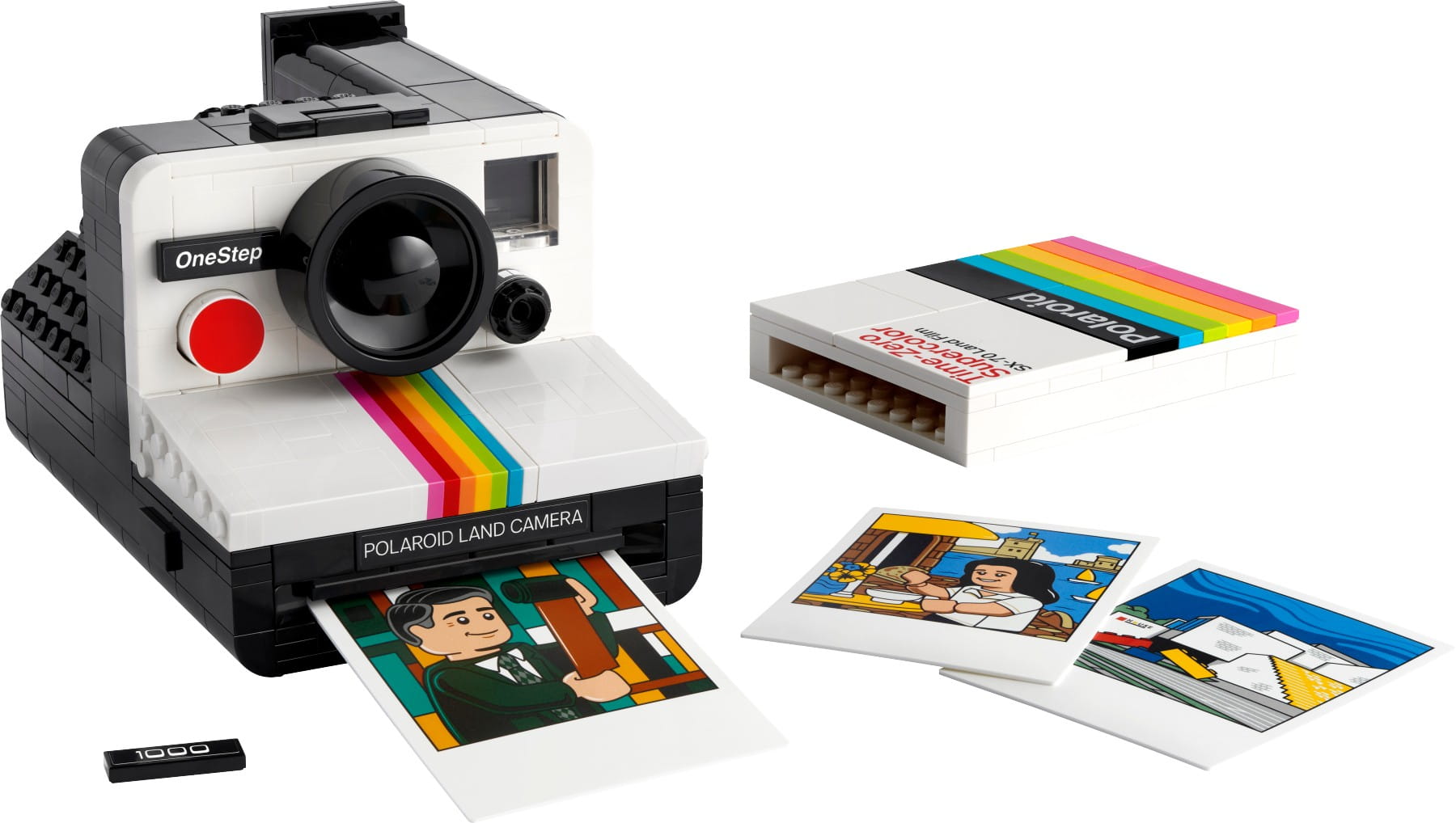 LEGO IDEAS Edition Polaroid Kamera OneStep SX-70 Sofortbildkamera LEGO IDEAS Edition Polaroid Kamera OneStep SX-70 Sofortbildkamera
