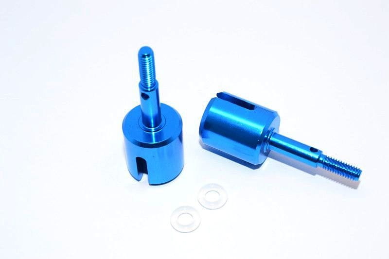 GPM Alu Radachse blau für Tamiya DT03 GPM Alu Radachse blau fuer Tamiya DT03 - RC-Zubehoer