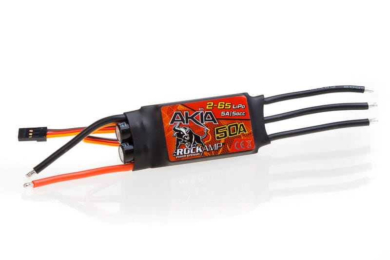 Robitronic Rockamp Akia 50A / 2-6S Lipo / 5A SBEC