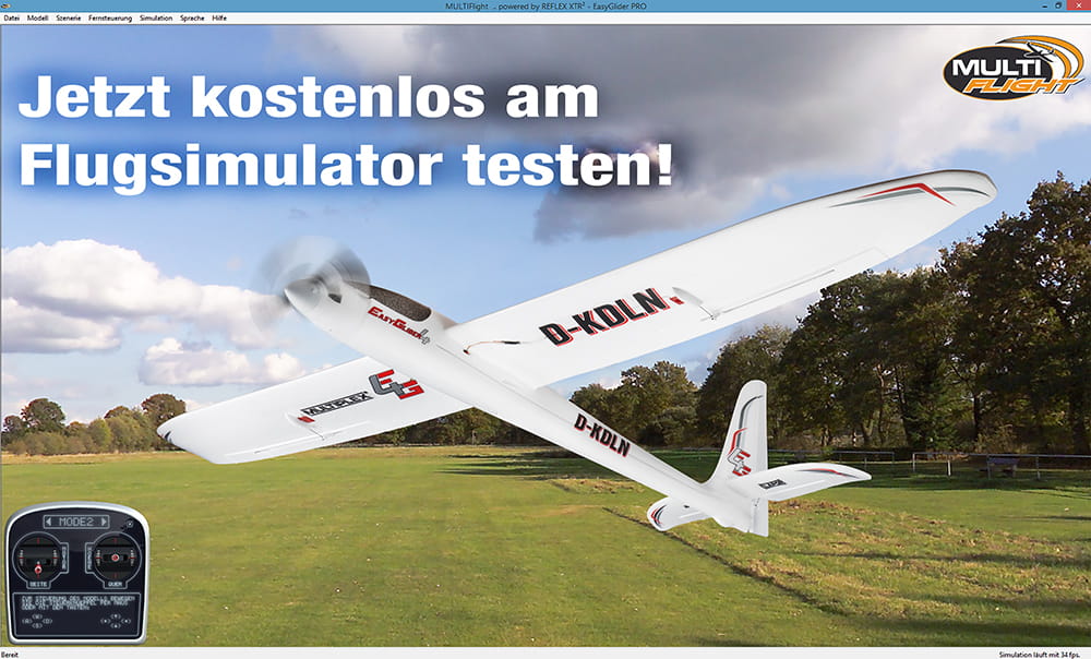 Multiplex EasyGlider 4 RR_ RC Elektro Segler 1_8m Brushless