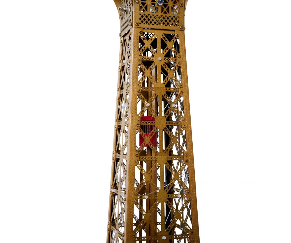 IXO Eiffelturm 1_270 Premium Modellbausatz mit Beleuchtung und Aufzuegen_
