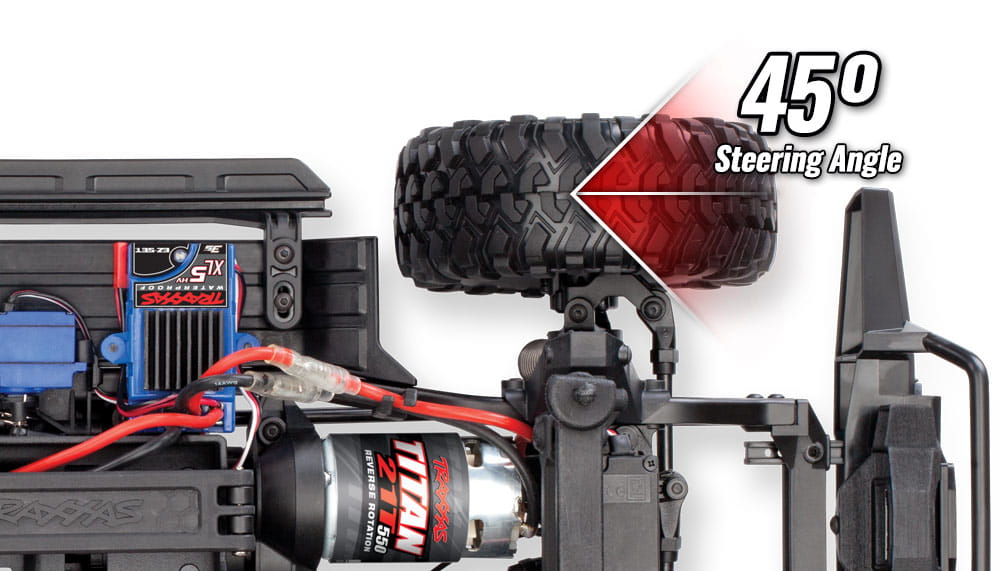traxxas trx-4 land rover silber rtr