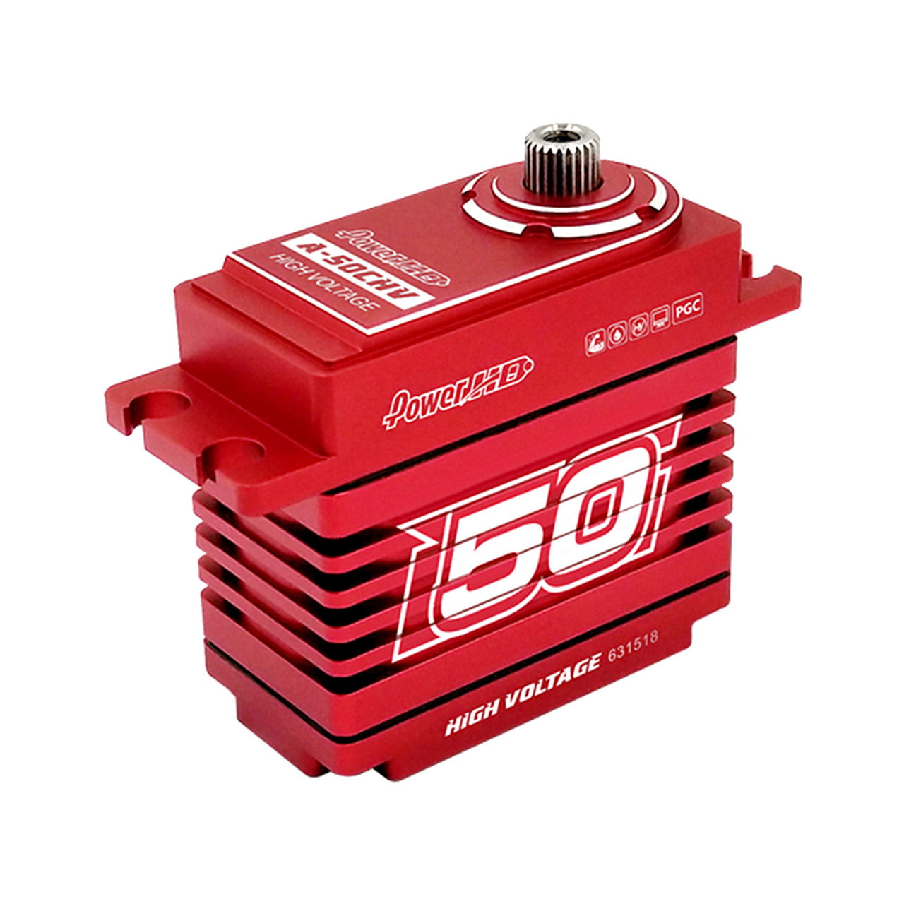 Power HD A-50CHV HV CNC Brushless Digital Servo 50_0KG_0_16sec_8.4V - RC-Zubehoer