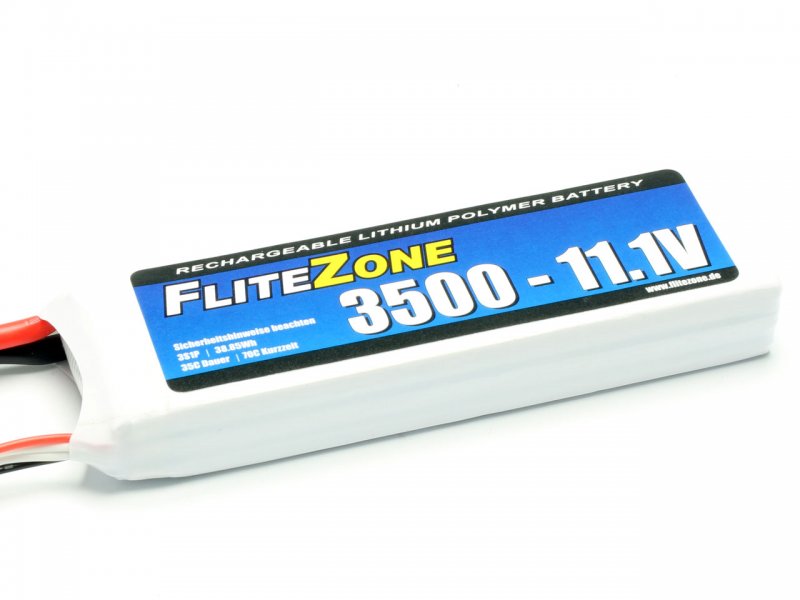 FliteZone LiPo Akku FliteZone 3500 - 11,1V + XT90