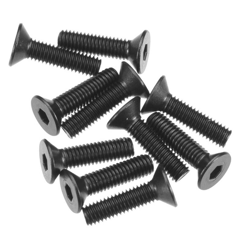 Axial AXA146 Hex Socket Flat Head M3x12mm Black _10_ - RC-Zubehoer