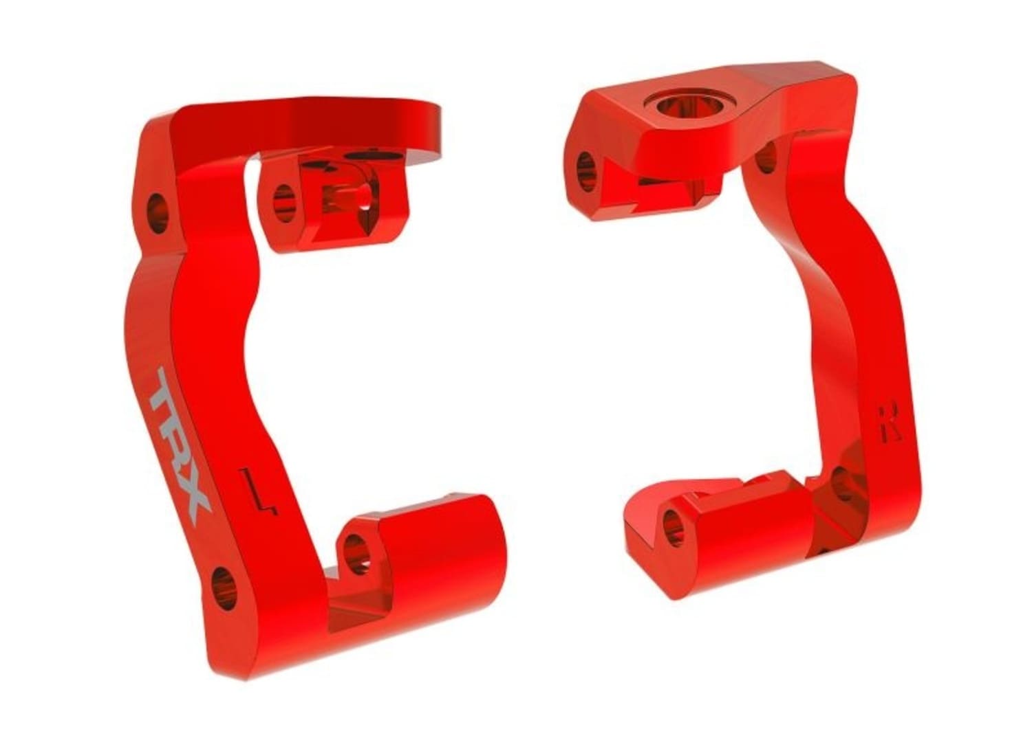 Nachlauf-Bloecke l_r 6061-T6 Alu rot