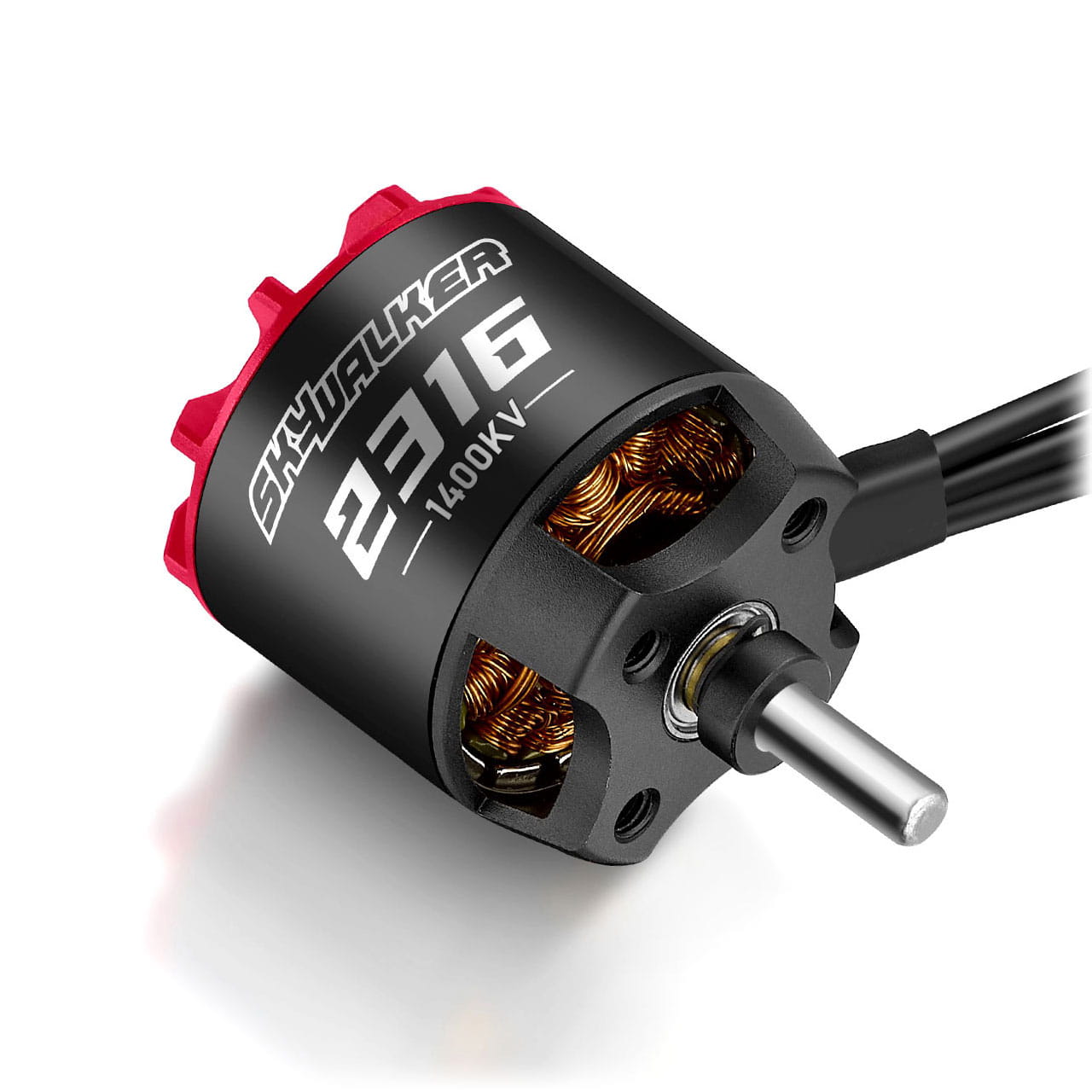 Hobbywing SkyWalker Brushless Motor 2316SL-1400KV-BLACK-G1-HW - RC-Zubehoer