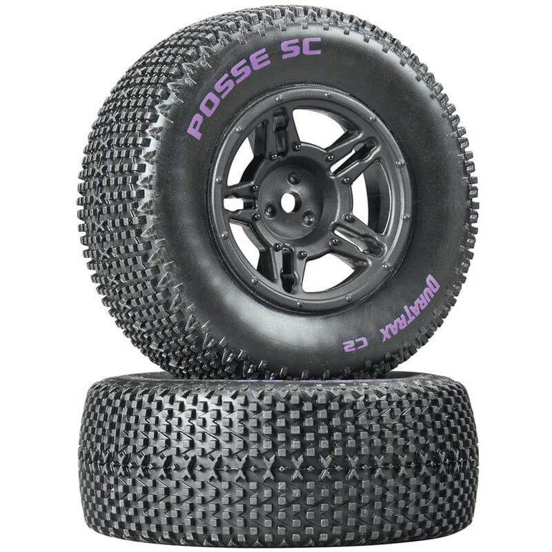 Duratrax Posse SC Reifen C2 Mounted Rear Slash (2)