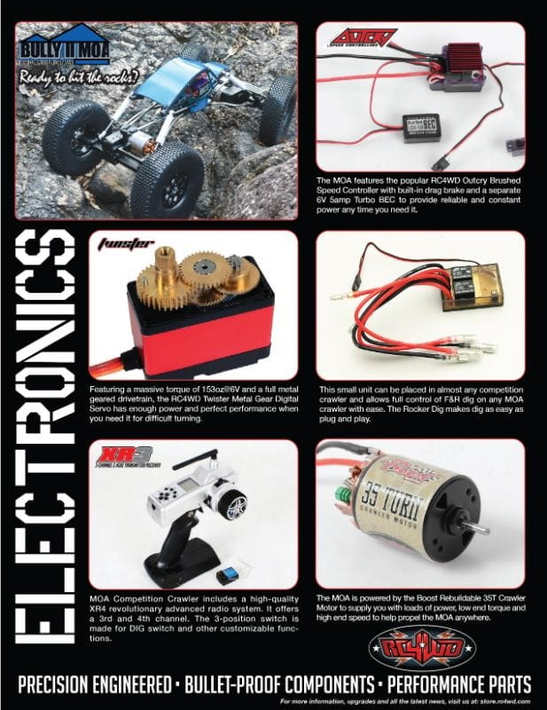 Bullet Rccrawler RC4WD Crawler Bully II MOA RTR Competition C