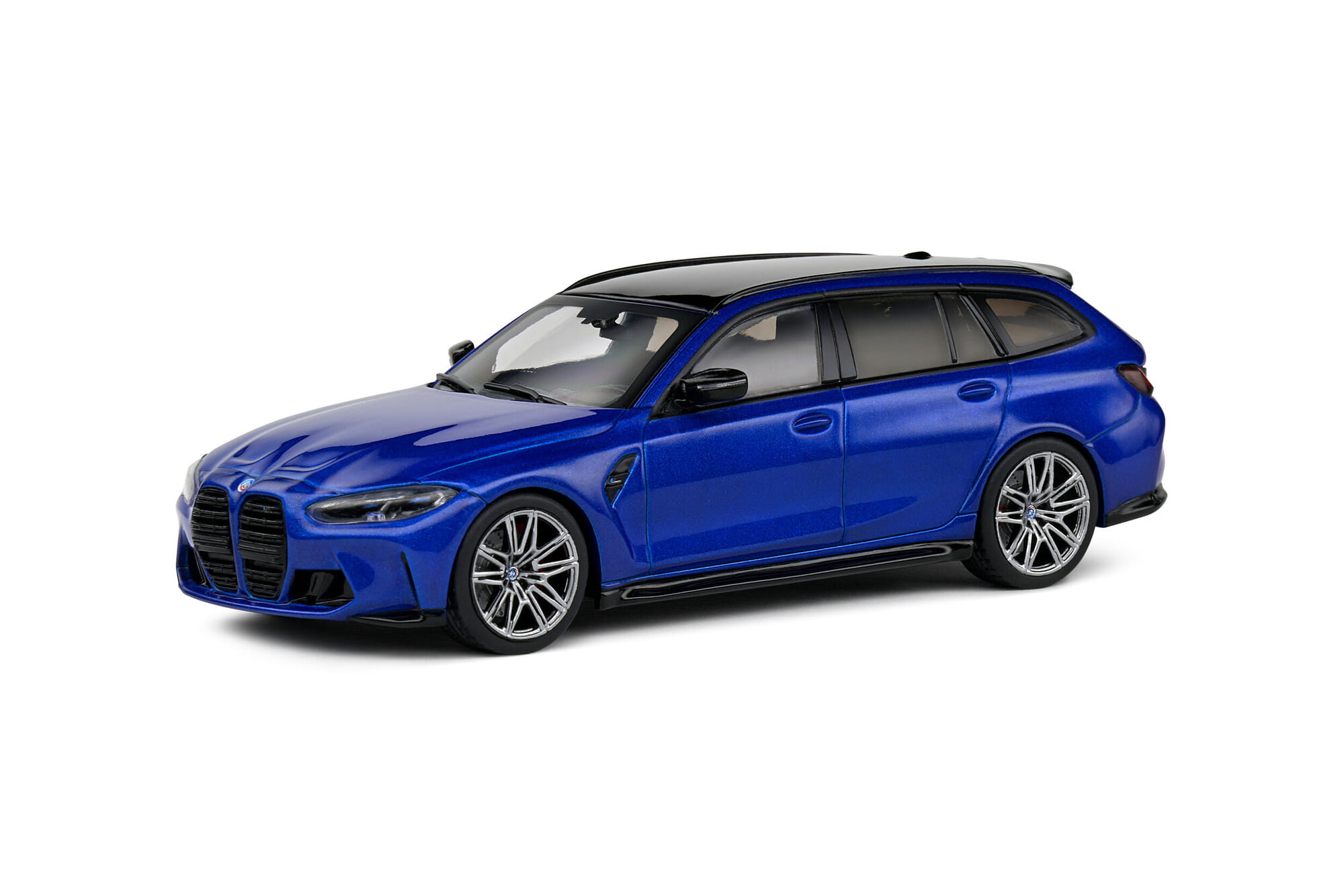 bmw g81 m3 touring 2023 modellauto 1_43 solido BMW G81 M3 Touring 2023 Modellauto in San Marino Blue – Massstab 1_43_ Detailgetreu_ Solido