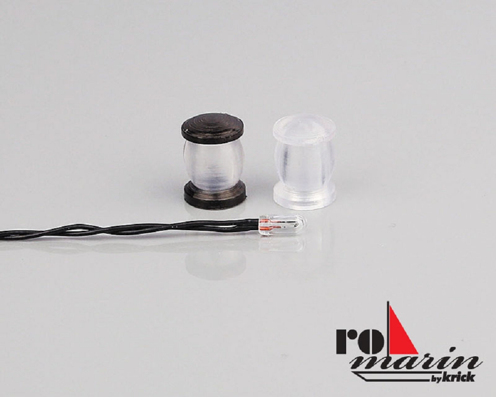 Romarin Rundumlampe 7,5x9 mm transparent (VE2)