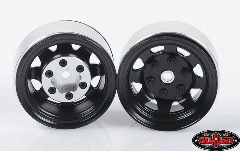 RC4WD Stamped Steel Single 1.55 Stock Black Beadlock Felge - RC-Zubehoer