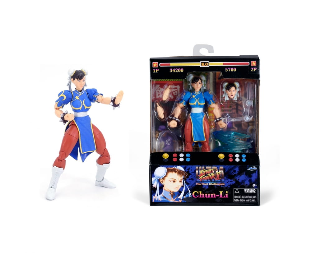 Jada Street Fighter II Chun-Li 6" Figure