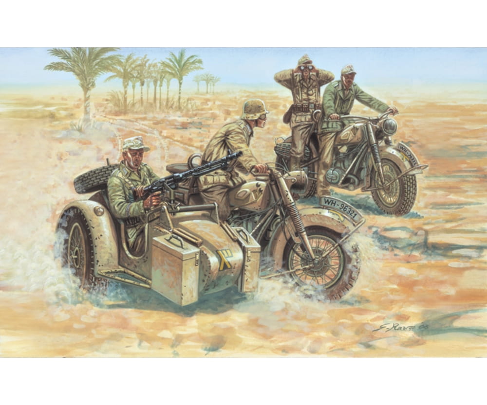 Italeri 1_72 WWII Deutsche Motorraeder - RC-Zubehoer