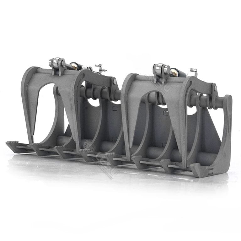 Lesu Zangen-Schaufel hydraulisch fuer Kompaktlader - RC-Zubehoer