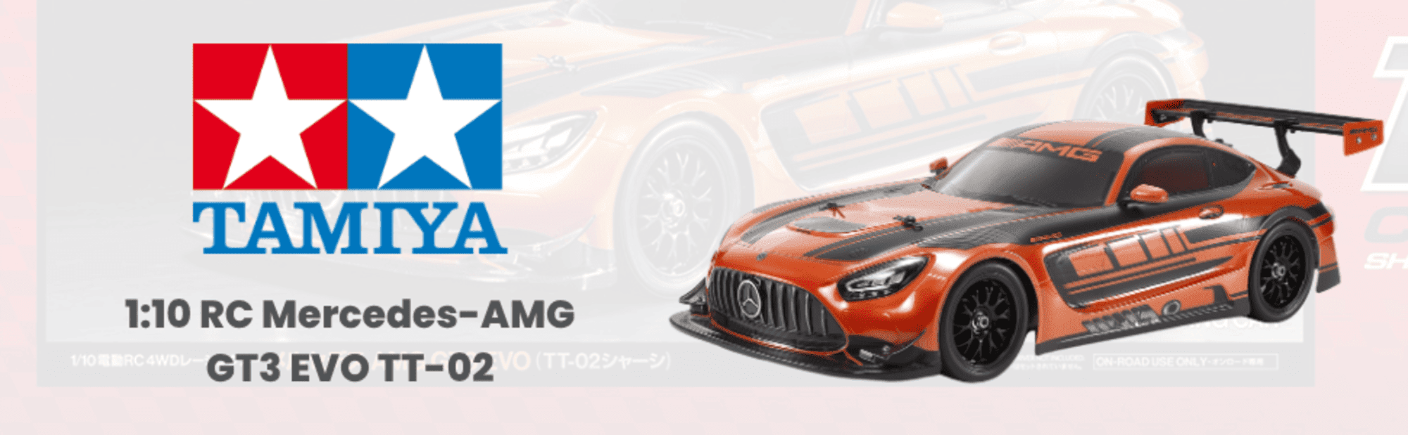 Tamiya Mercedes-AMG GT3 EVO TT-02 RC 1_10 Bausatz