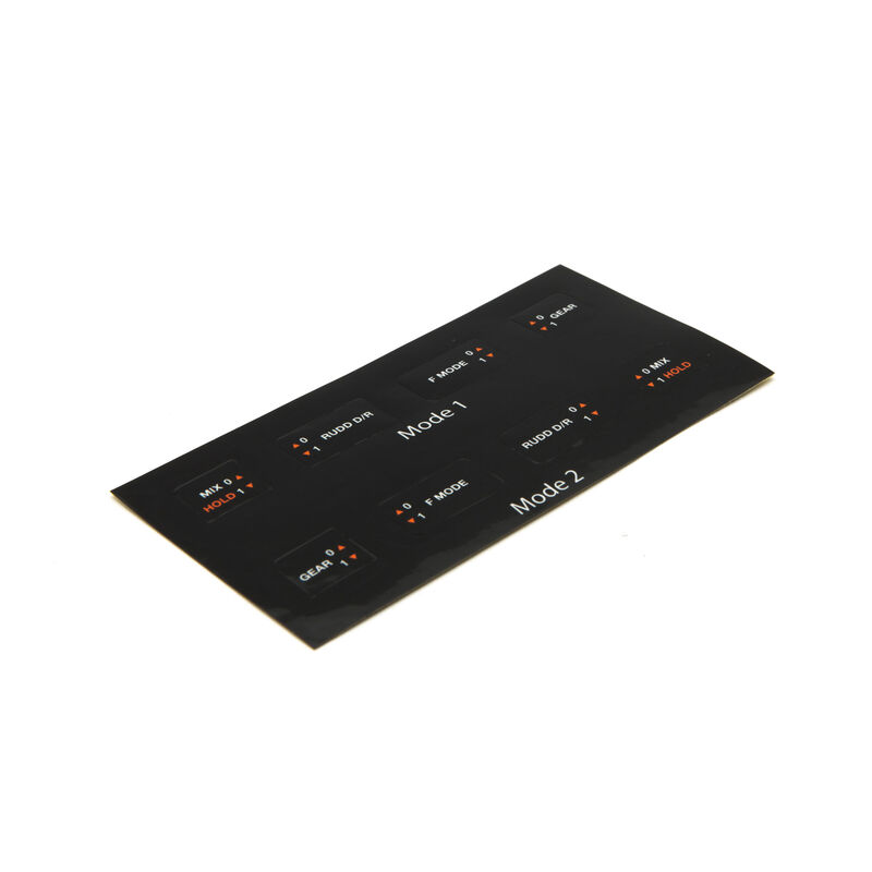 Spektrum SPM9036 Mode 1 - 2 Decals_ DX7s - RC-Zubehoer