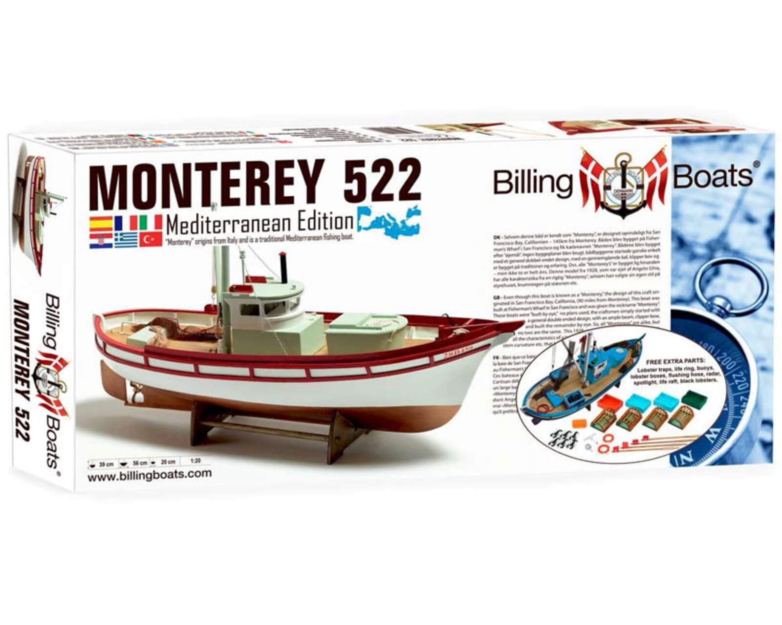 Monterey Fischerboot 1_20 Baukasten - Modellzubehoer