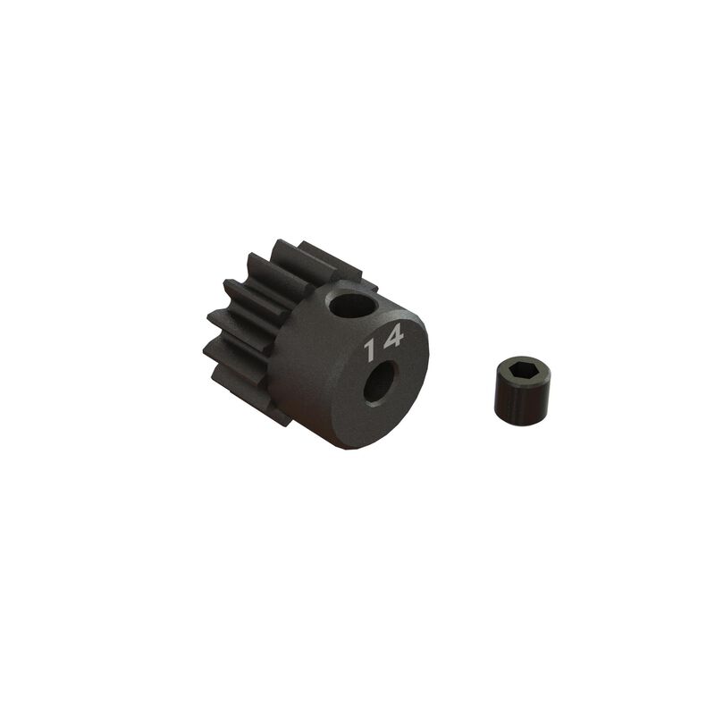 Arrma 14T 0.8Mod 1_8_ Bore CNC Steel Pinion Gear - RC-Zubehoer