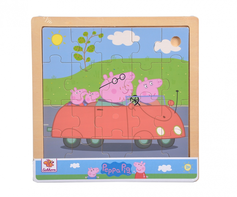 Simba Peppa Pig, Einlegepuzzle, Lieferumfang 1 Stück