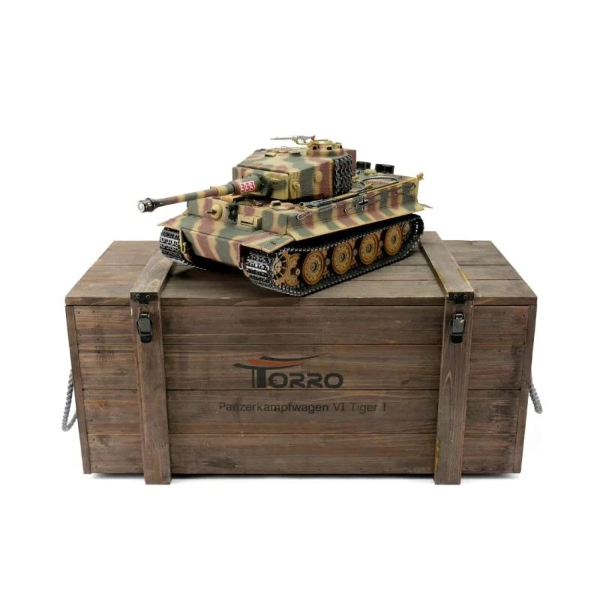 Torro Tiger I Spaete Ausfuehrung Pro Edition RC Panzer 1_16 BB Kanonen-Rauch