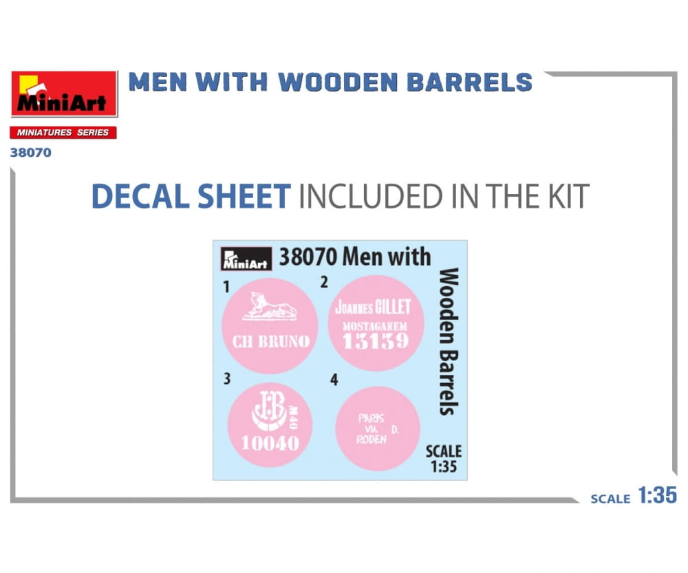 miniart 1 35 fig set maenner mit holzfaessern Plastikmodellbau von Miniart 1-35 fig set maenner mit holzfaessern