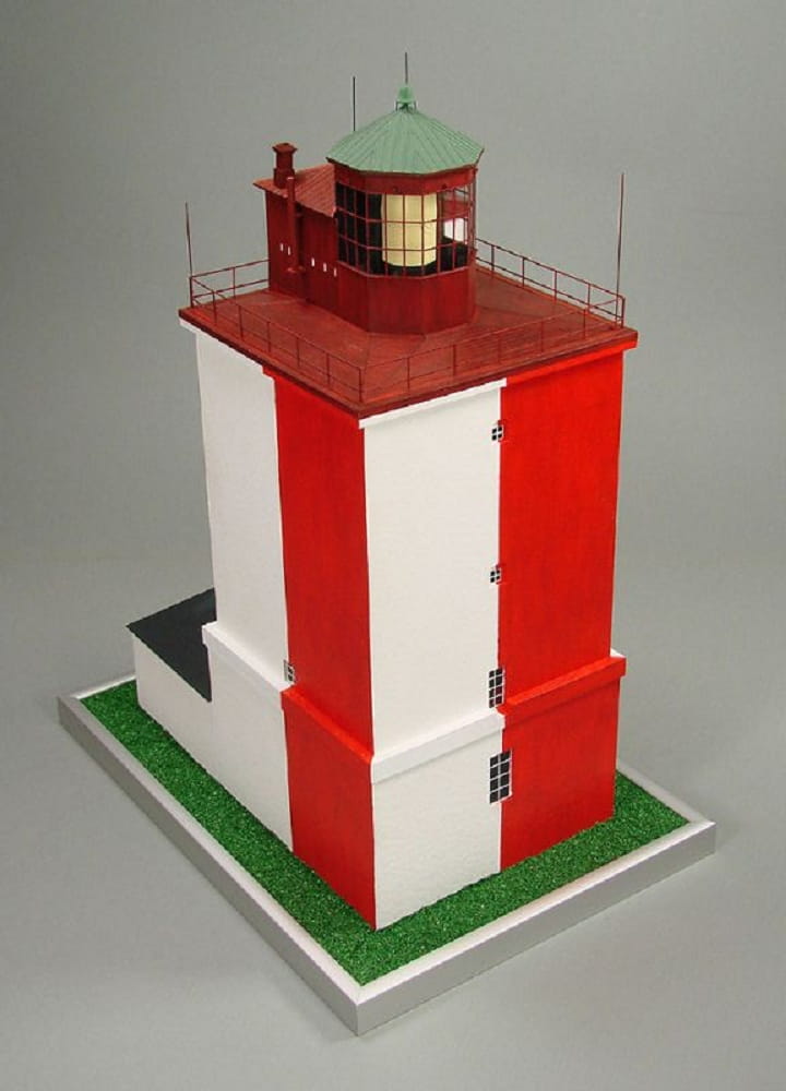 Shipyard Leuchtturm Utö Lighthouse 1753 1:72 Laser Kartonbausatz