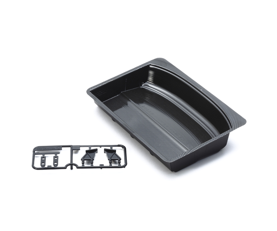 Tamiya TC Racing Heckspoiler Set (2)Carbon Look