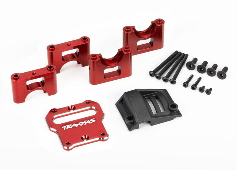 Traxxas Center Diff-Halter 6061-T6 Alu rot eloxiert - RC-Zubehoer