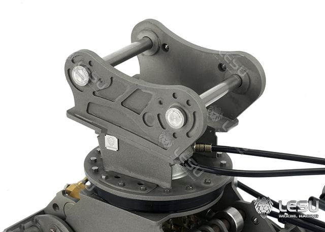 Lesu Sortiergreifer mit Hydraulik aus V2A fuer 74t Bagger - RC-Zubehoer