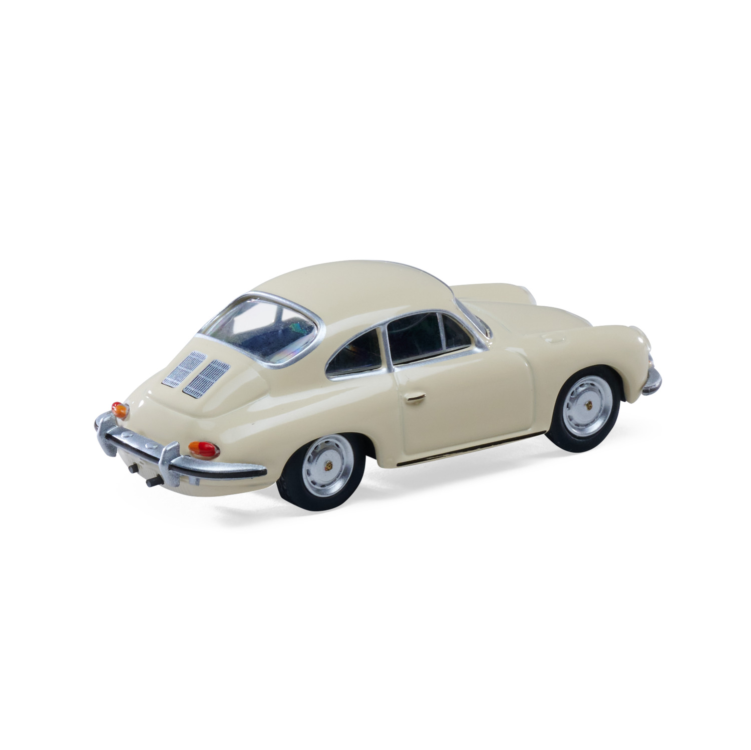 Schuco 1_64 Porsche 356 Carrera 2 Elfenbein Standmodell