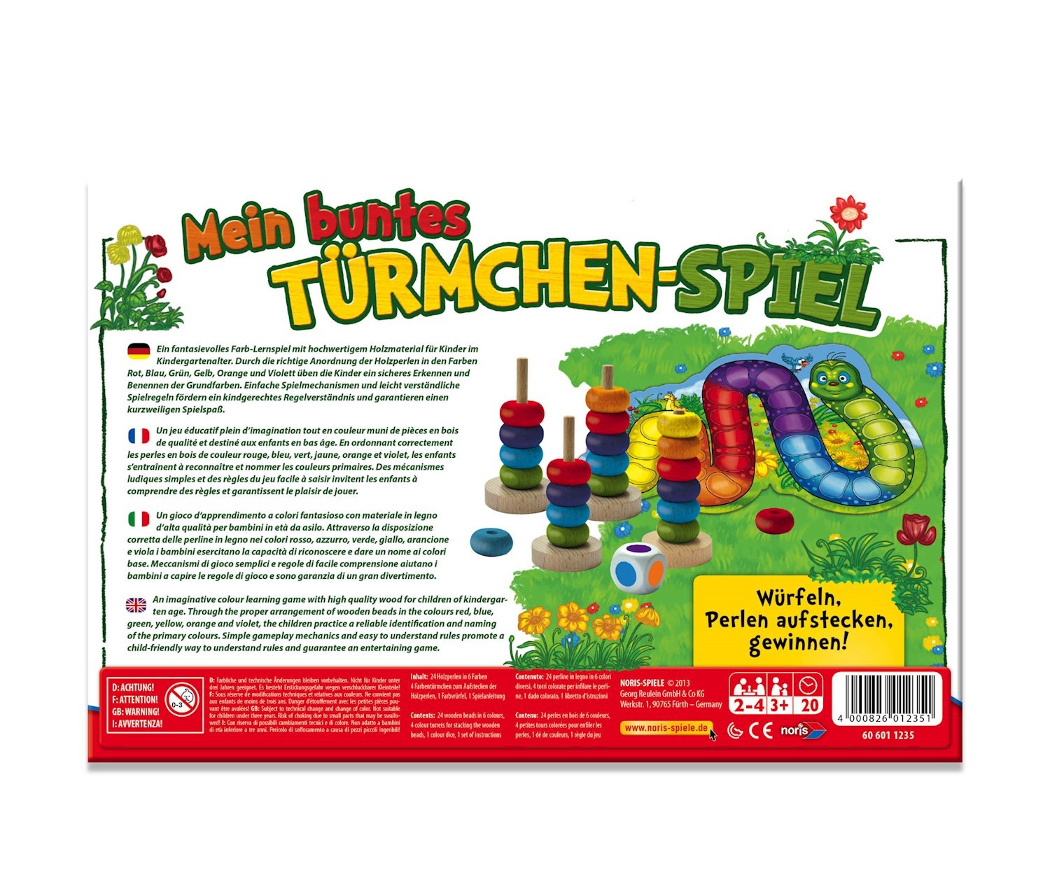 Noris Mein buntes Türmchenspiel