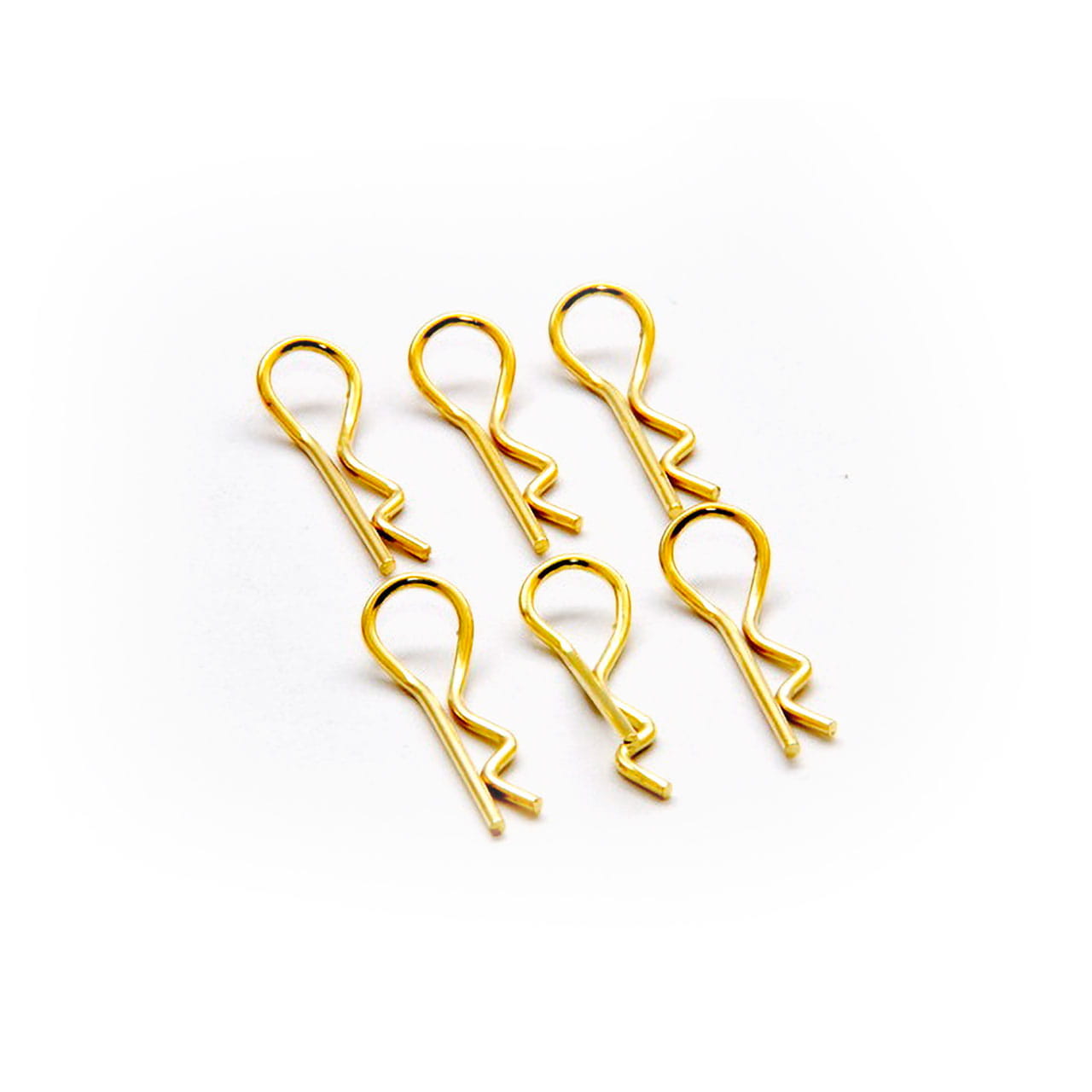 Hobao Karosserie Klammer Gold _6 Stk._ - RC-Zubehoer