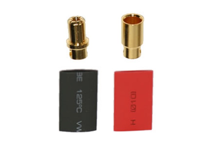 Robitronic Rockamp Goldkontakt Stecker 8mm - RC-Zubehoer