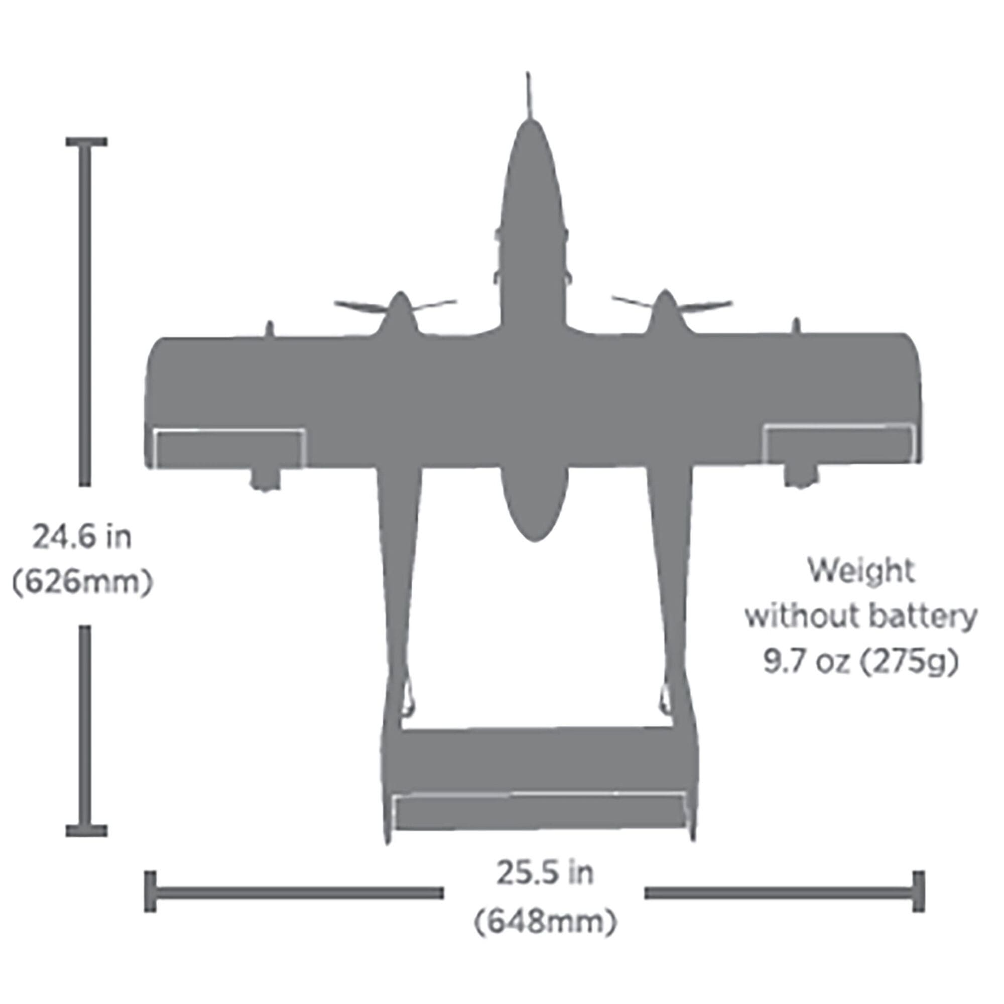 E-flite Micro OV-10 Bronco RC Flugzeug 645 mm BNF Basic AS3X SAFE Select